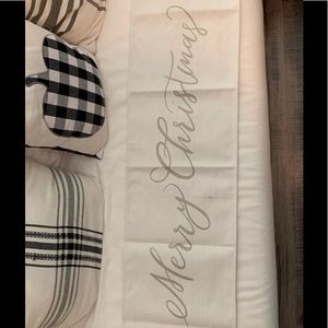 Merry Christmas table runner